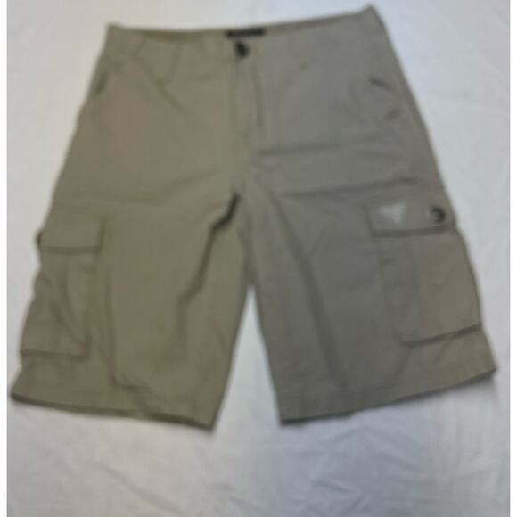 guess cargo shorts Men’s Size 32 Color Beige Cargo Pockets - Picture 3 of 10